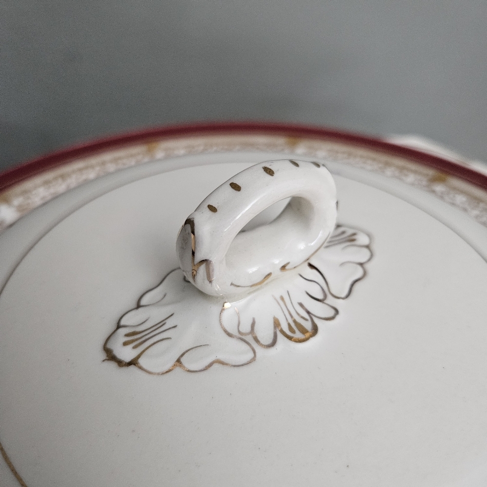 Set of 2 Serving Bowls & 2 Lids 1940's Myott, Royalty, Excellent Condition - Picture 6 of 8